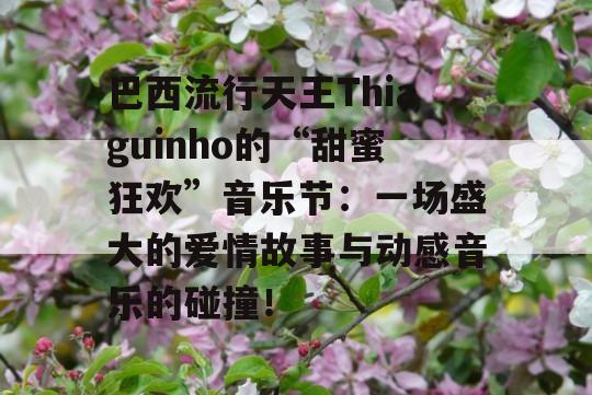 巴西流行天王Thiaguinho的“甜蜜狂欢”音乐节：一场盛大的爱情故事与动感音乐的碰撞！